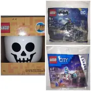 Lego Gift Set - Lego Small Storage Head + 2 Sealed Sets Lot - Lego Packaged Deal