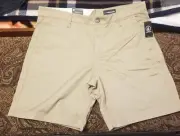 Volcom Barracks Chino Shorts Men's Sz 38 (Khaki) Brand New With Tags!