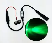 Micro Effects Green LED Light & Control Strobe Flash Blink 9 Volt MEL-PG1-D-9VB