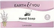 Earth & You Foaming Hand Soap Tablets (6 Pack) – Natural Hand Wash Refill for Foaming Dispensers – Cleansing & Moisturizing – Compostable & Recyclable Packaging (Lavender)