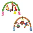 Baby Crib Cot Pram Cotton Bed Stroller Hanging Bell Toy Rabbit Bear Music Sound