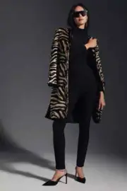 Anthropologie Black Mock Neck Open Back Catsuit Jumpsuit Size XXS NWT Unitard