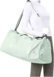 Light Green Yoga Women Tote Bag Large Shoulder Bag Top Handle Handbag with Yoga