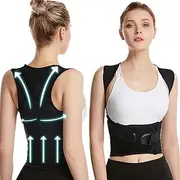 Comfort Posture Corrector Invisible Full Back Support Belt Men Women Scoliosis And Hunchback Correction Adjustable Corset Orthopedic Vest For Back Pain Relief(X-Large)