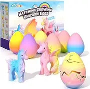 Unicorn Hatching Rainbow Eggs for Kids - 6 Pack Unicorn Gifts for Boys & Girls, Birthday Easter Basket Stuffers Gift Ideas for Kids 3+ Year Old - Girl Gifts for Ages 3 4 5 6 7 8