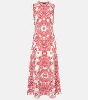 [Etro] Etro Jacquard midi dress AU 8 white
