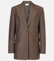 [The Row] The Row Vermont mohair and wool blazer AU 16 brown