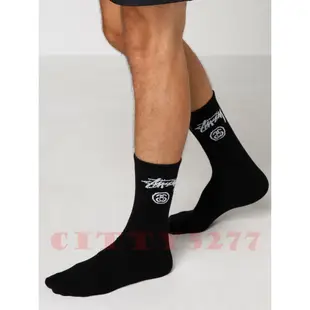 Stussy Socks 長襪 高筒襪 刺繡 男襪 毛巾底 條紋 經典 LOGO 短襪 中筒襪 低筒襪 國外限定