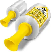 Mini Stretch Wrap 5 Inch Plastic Stretch Film for Pallet Wrap - Stretch Wrap for Moving Supplies - 5 Inch x 1000 Feet, 80 Gauge, 2 Pack with Handles