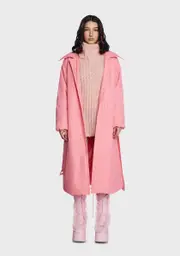 Blushful Mood Trench Coat
