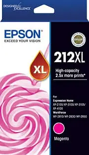 Epson 212XL - High Capacity - Magenta Ink Cartridge [C13T02X392]