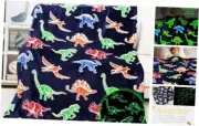 Dinosaur Blanket for Boys Glow in The Dark Dino Blanket Dinosaur Toys for Teen