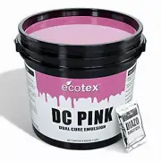 EcoPrintPro Pink Silk Screen Emulsion Quart - Diazo Required for Plastisol & Wat