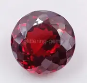 Mozambique Red Ruby Round Cut Natural 102 Ct IGL Certified Loose Gemstone 5JSL