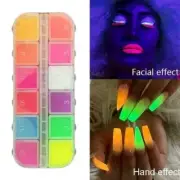 Luminous Pigment Fluorescent Powder Glow In Dark DIY Painting C2S0 Art B8B7 F6O0