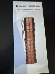 NEW Olight S2R Baton II CU (Copper) USB Charge 1150 Lumens LED Flashlight Torch