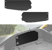 Bed Side Doors Cover Panels Kit for Can-Am Maverick R 2024+, Aluminum Rear Bed Storage Box Guards for Can-Am Maverick R MAX X RS 2024+ Accessories, Replace OEM #715009154 (One Pair)