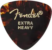 Fender 346 Classic Celluloid Guitar Picks 72-Pack - Shell - Extra Heavy for electric guitar, acoustic guitar, mandolin, and bass