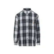 [Carhartt Wip] Carhartt Wip-Blanton Check Mizar Long Sleeves Shirt-Uomo S STAND