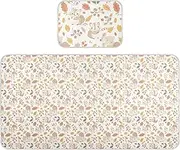 Cartoon Little Squirrel Cute Light Color Cooling Baby Bed Mattress Protector 28" x 52" Breathable Pads for beds for Baby&Toddler