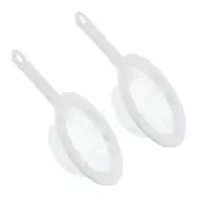 2Pcs 9"x6" 80 Mesh Food Filter Strainer Fine Mesh Sieve Filters Strainers White