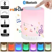 RGB Bedside LED Lamp Speaker Dimmable Mood Touch Night Light USB Rechargeable