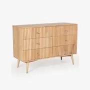 Chicory Storage Cabinet Buffet Chest of 6 Drawer Solid Mango Timber Wood