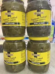 Gurme Premium Grape Leaves Ready to Make Stuffed Grape Leaves Lot Of 4