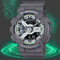 在飛比找PChome24h購物優惠-CASIO卡西歐 G-SHOCK 時尚深灰 雙顯腕錶 GA-