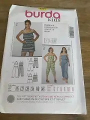 Burda Sewing Pattern - 9516 - Kids Overall, Jumpsuit - 6-11 - Uncut