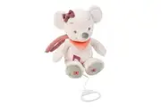 Nattou Musical Valentine The Mouse Soft Plush Stuffed Toy Baby Newborn 0m+ 28cm