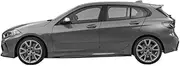 Car Cover All Weather with Lock and Zipper Door,Sun Rain Snow Protectio Outdoor Covers(Silver Color 2XL)