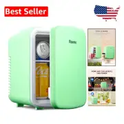 Eco-Friendly Mini Fridge 3.7L for Skincare & Beverages - Portable Cooler/Wamer
