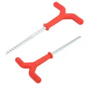 Ice Fishing Screw Rod Stand Y Shape Screw Threads Ground Anchor Holder Rest