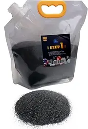 Rock Tumbler Grit, Rock Polishing Grit Media, Works with Any Rock Tumbler, Rock Polisher, Stone Polisher (STEP1-8LBS)