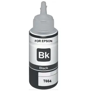 EPSON T664 相容 副廠 3瓶黑色墨水瓶