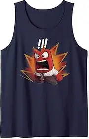 [Disney] Pixar Inside Out Anger Symbols Tank Top
