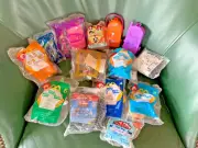14 MIXED LOT MCDONALDS HAPPY MEAL MULAN MICKEY PLUTO DONALD GOOFY POLLY POCKET
