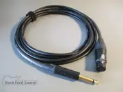 Canare L-4E6S Star Quad | Gold XLR Female to 1/4" TS | Unbalanced Interconnect
