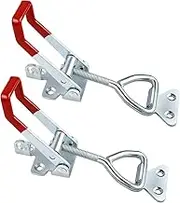 2 PCS Heavy Duty Toggle Clamp Latch 4003 Adjustable Latch Hardware, 1320Lbs Holding Capacity, Quick Release Pull Latch Clamp for Box Case Trunk, Industrial EquiIpment, Smoker Door and More (7.5inch)