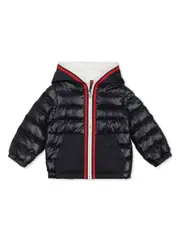 [Moncler Enfant] hooded padded jacket 12-18 mths Blue