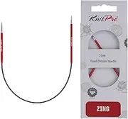 KnitPro Zing Circular Needle 25cm 2.50mm - 3pcs, Red