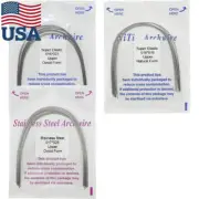 Orthodontic Arch Wire NiTi Arcos Ortodoncia Rectangular Natural Stainless Steel