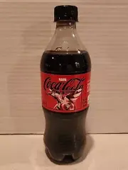CocaCola CAPTAIN AMERICA Coke Zero Sugar 20 0z Bottle Sealed Cap Limited Edition