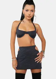 Serving Attitude Skirt Set