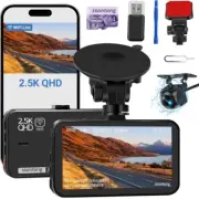 SSONTONG A16W 2.5 QHD 64 GB SD Dash Cam Car Security Accident Camera Front Rear