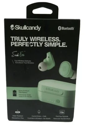 Skullcandy Indy Evo Mint True Wireless Bluetooth Headphones