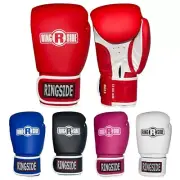 Ringside Striker Boxing Training Sparring Gloves, Large/X-Large, Red/White