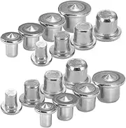 Bestgle 16 Pcs Wood Dowel Tenon Center Point, Dowel and Tenon Centering Transfer Plugs Point Pin Set, Doweling Centers Marker DIY Woodworking Drill Hole Alignment Tool 6mm/8mm/10mm/12mm