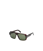 Tom Ford Eyewear Turner Aviator Frame Sunglasses 58,One size Green
